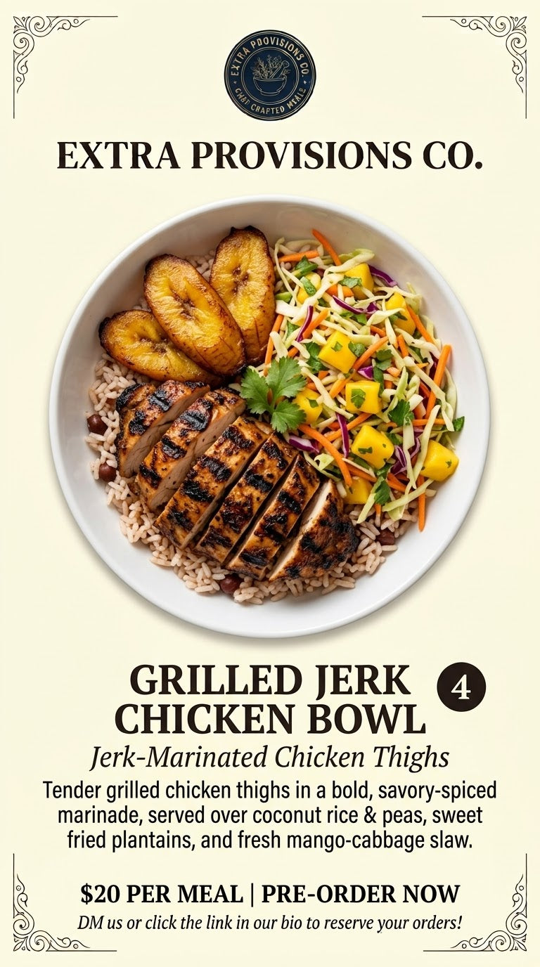 Grilled Jerk Chicken Bowl
