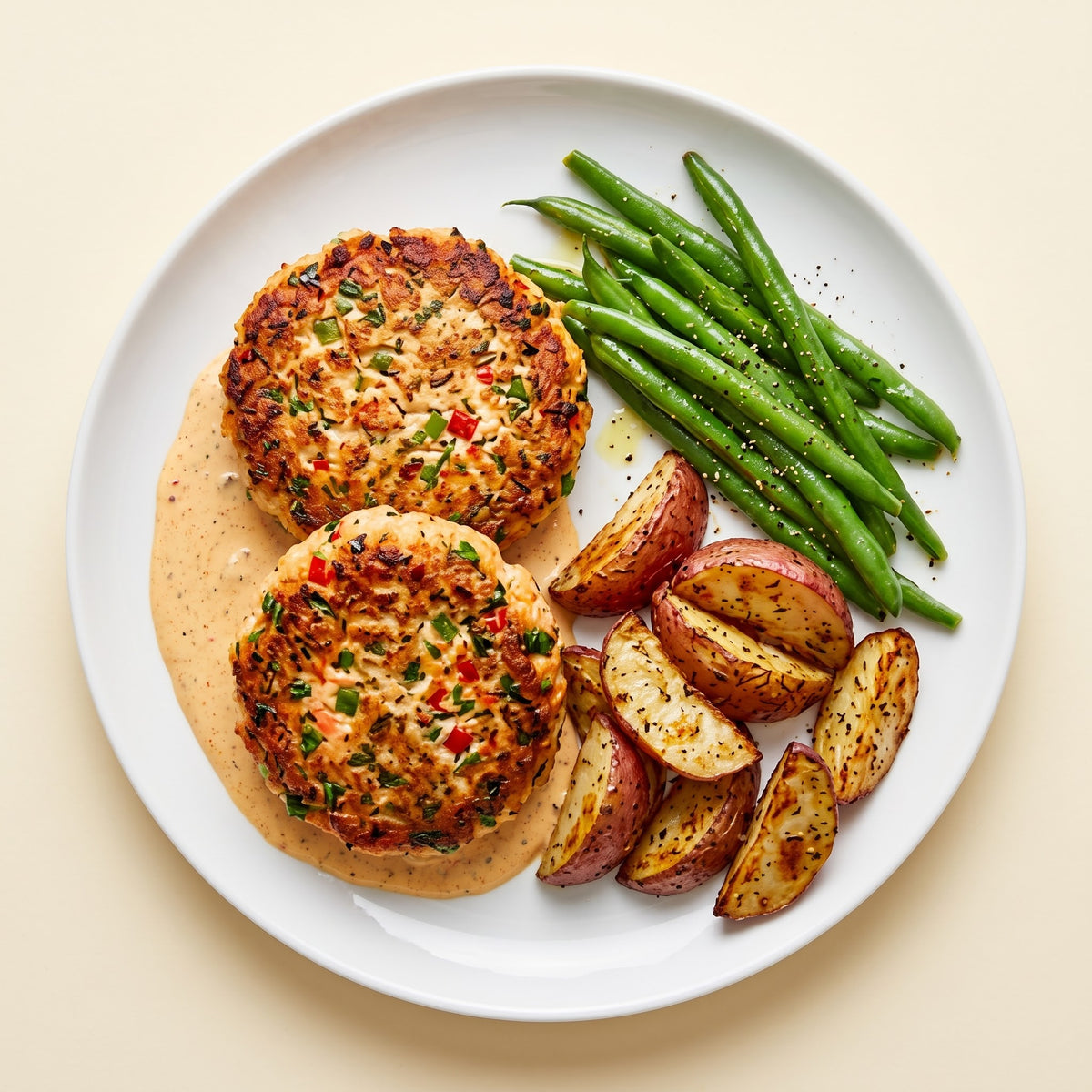 Golden Salmon Cakes