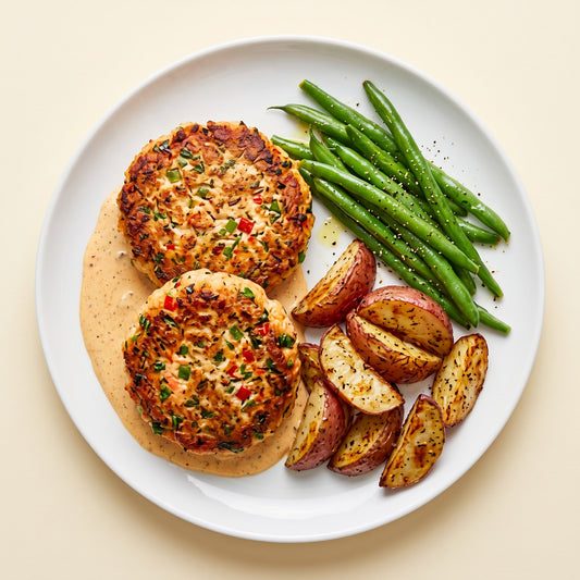 Golden Salmon Cakes