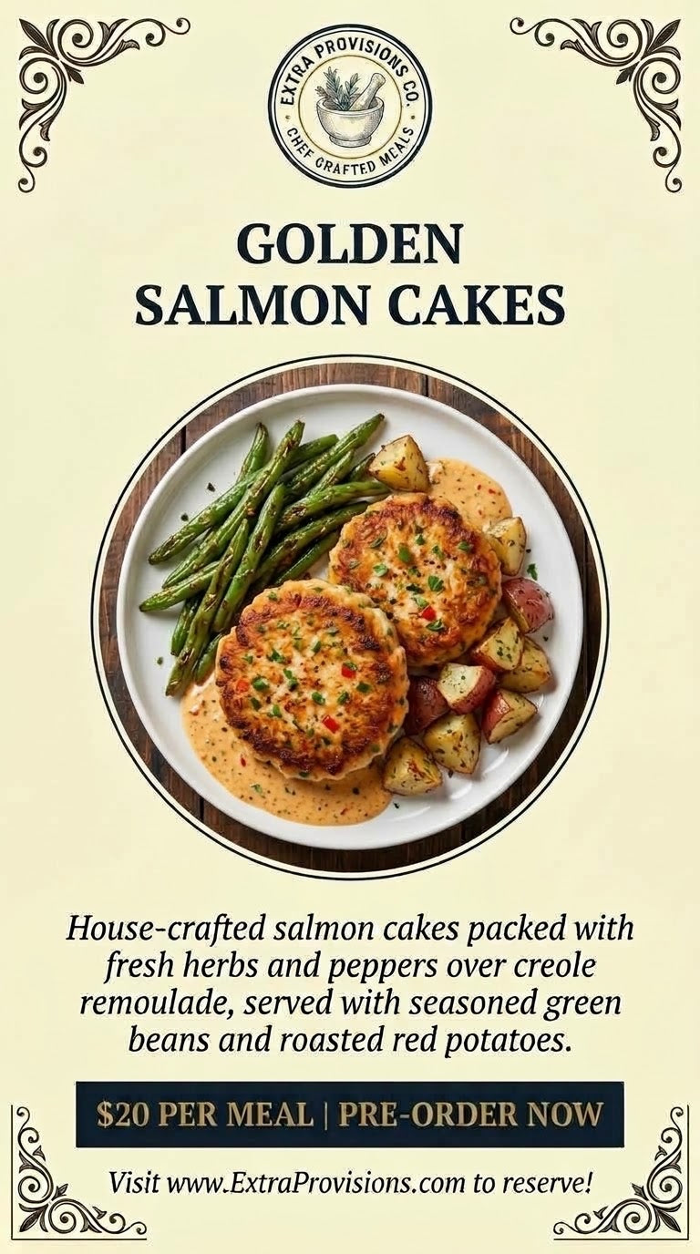 Golden Salmon Cakes
