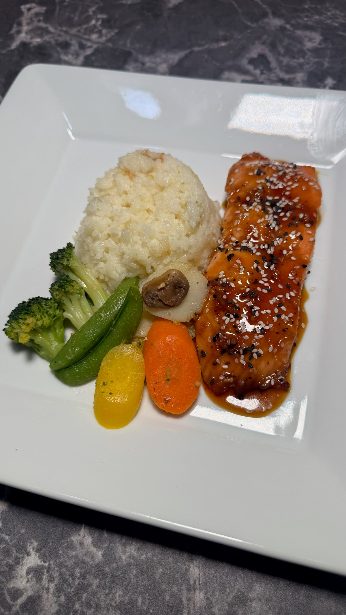 Epis Teriyaki Glazed Salmon